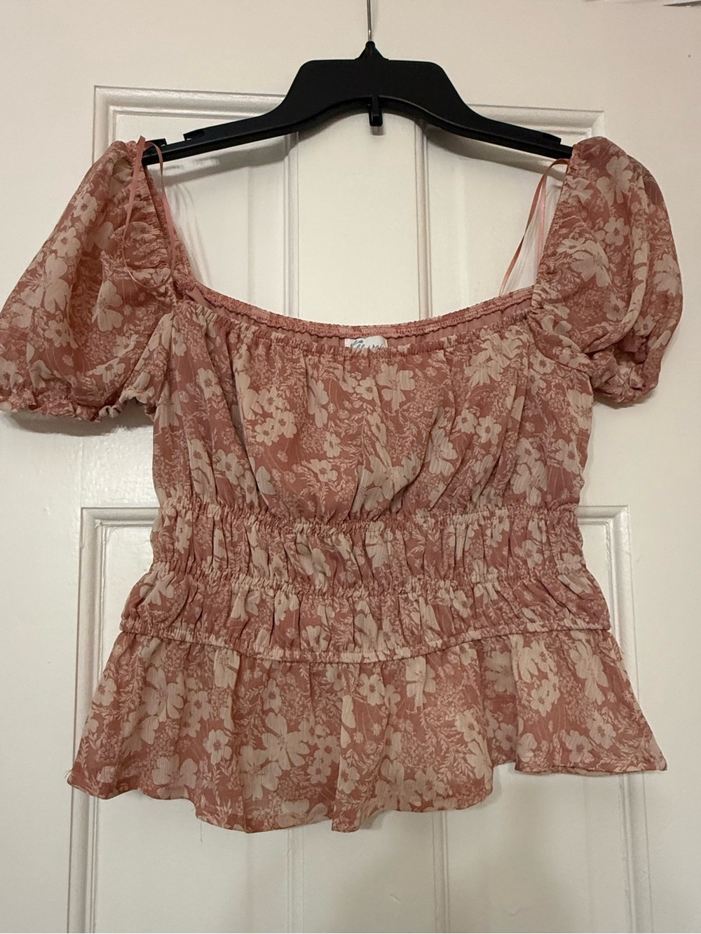 Floral Peplum Blouse